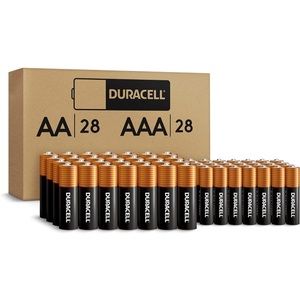 Duracell Coppertop AA + AAA Batteries, 56 Count Pack